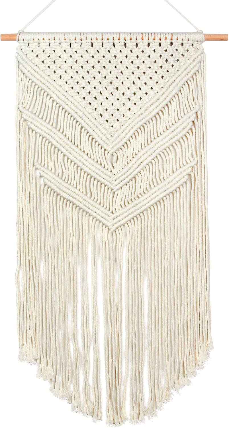 Boho Macrame Wall Hanging with Tassels