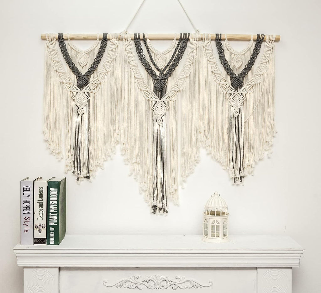 Boho Macrame Woven Wall Hanging Decor