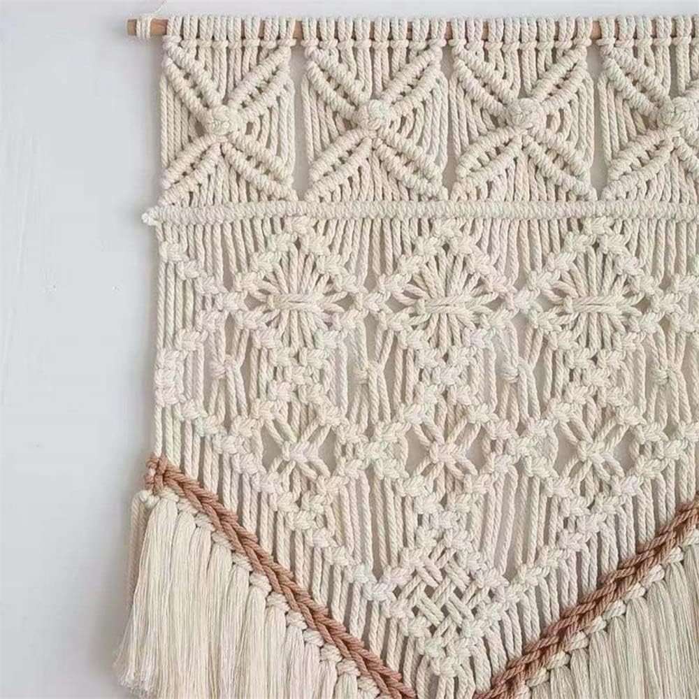 Boho Macrame Dreamcatcher Wall Hanging