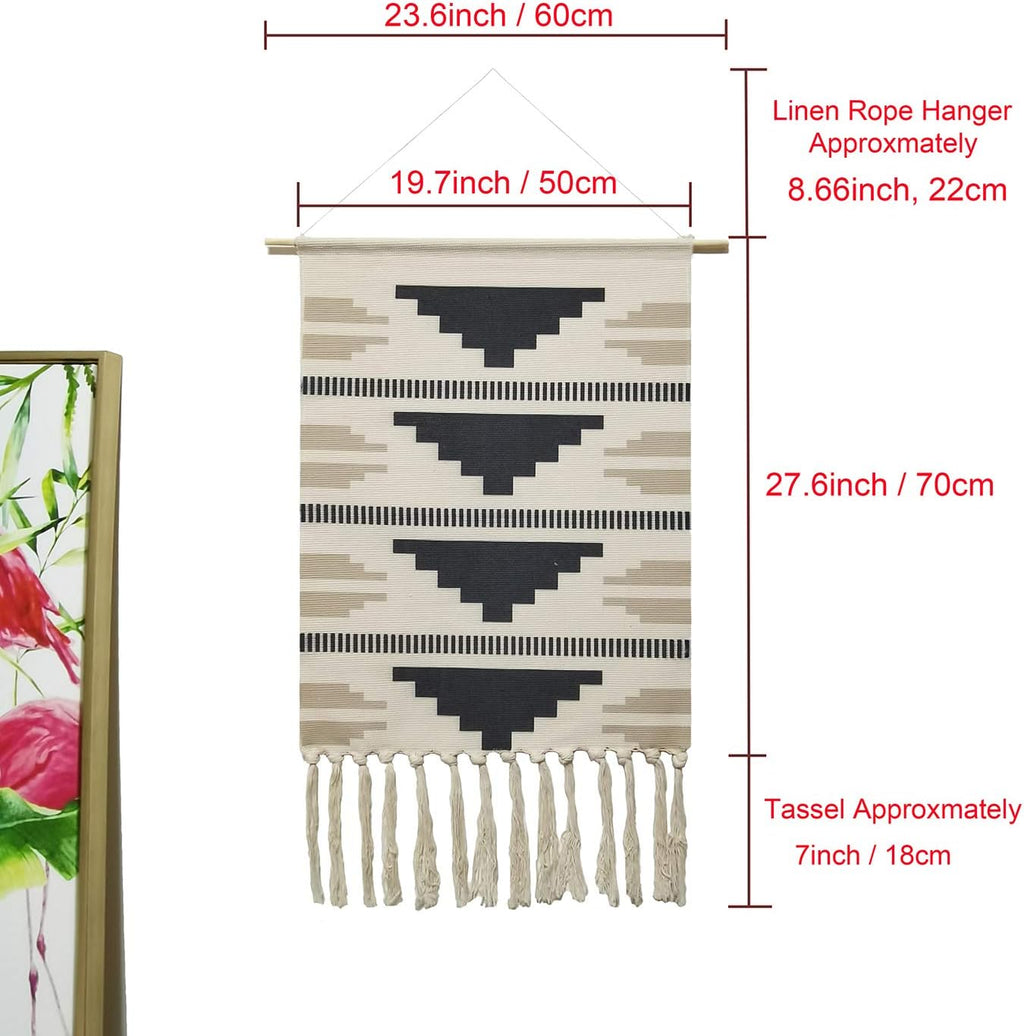 Boho Geometric Macrame Wall Hanging Tapestry