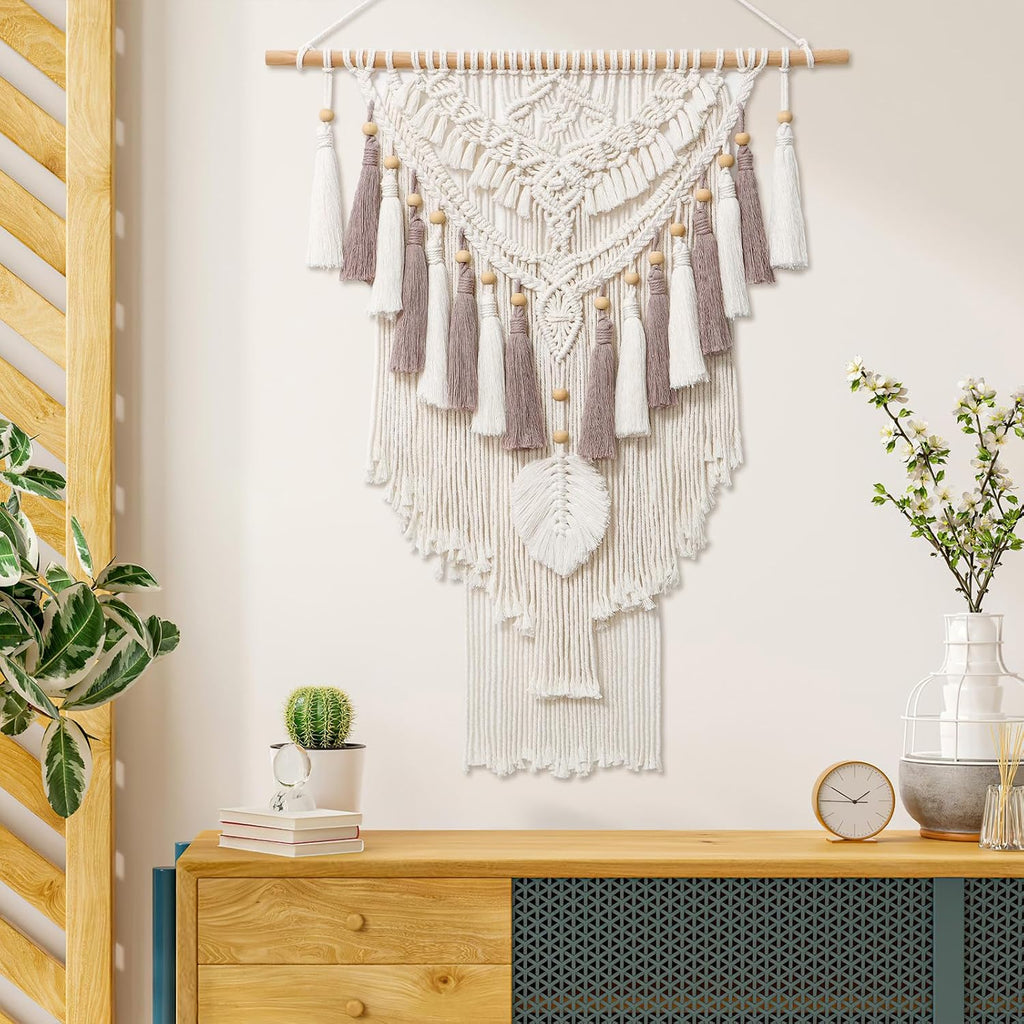 Boho Macrame Woven Wall Hanging Tapestry
