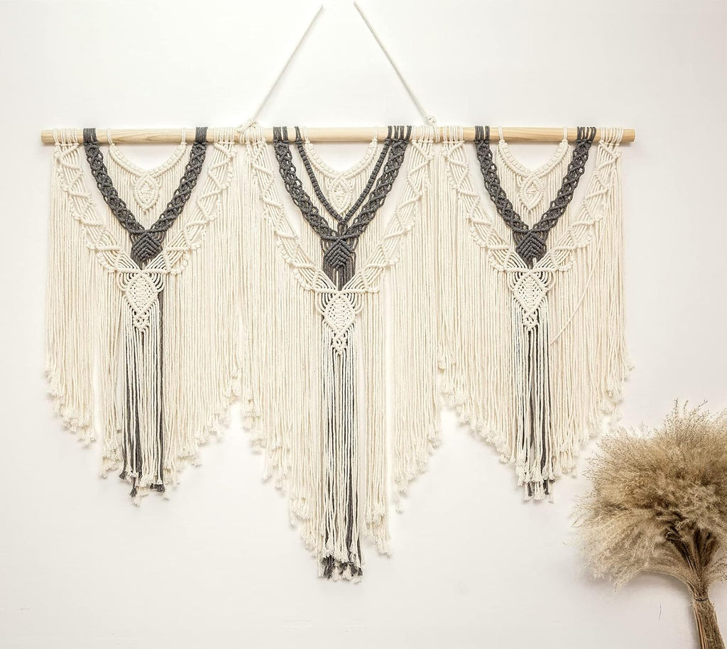 Boho Macrame Woven Wall Hanging Decor