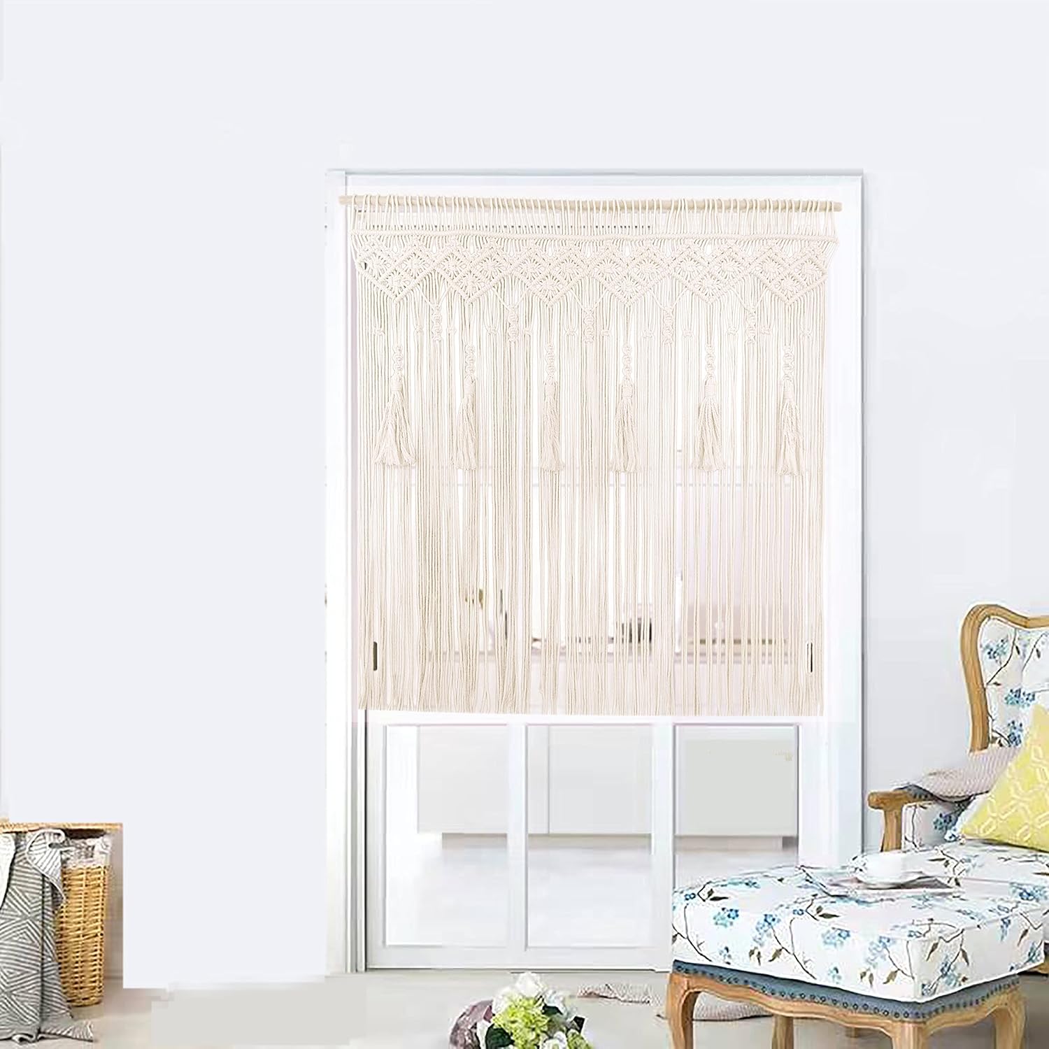 Macrame Tassel Doorway Curtain Wall Hanging
