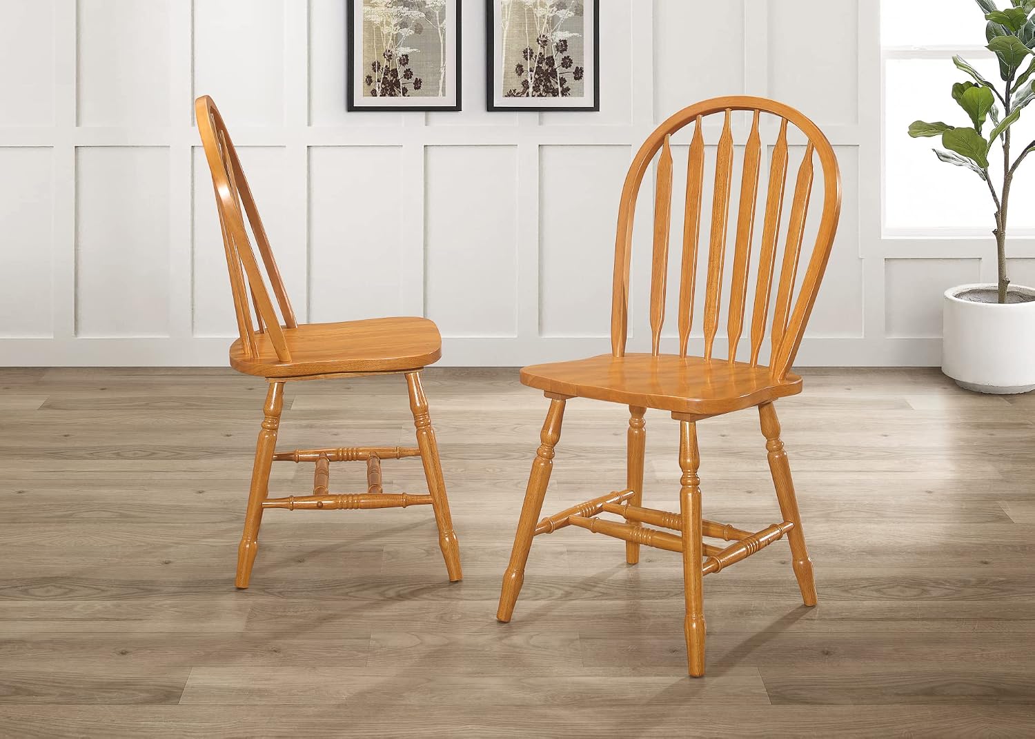 Light Oak Finish Dining Chair