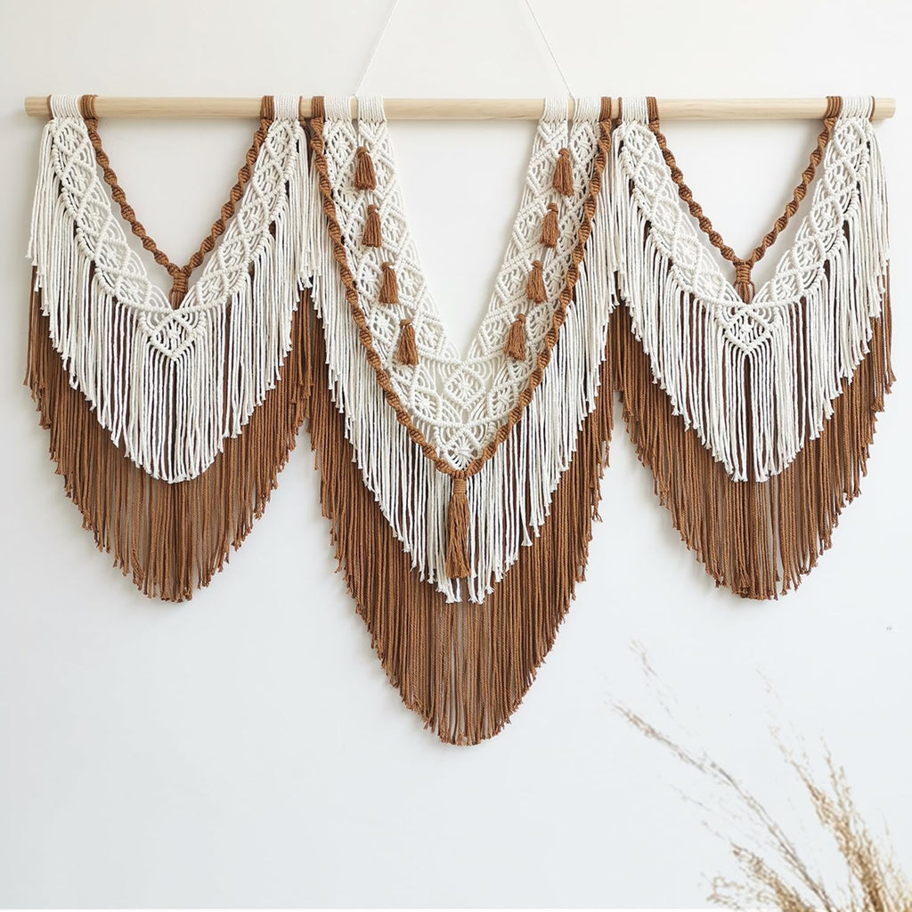 Boho Macrame Woven Wall Hanging Tapestry