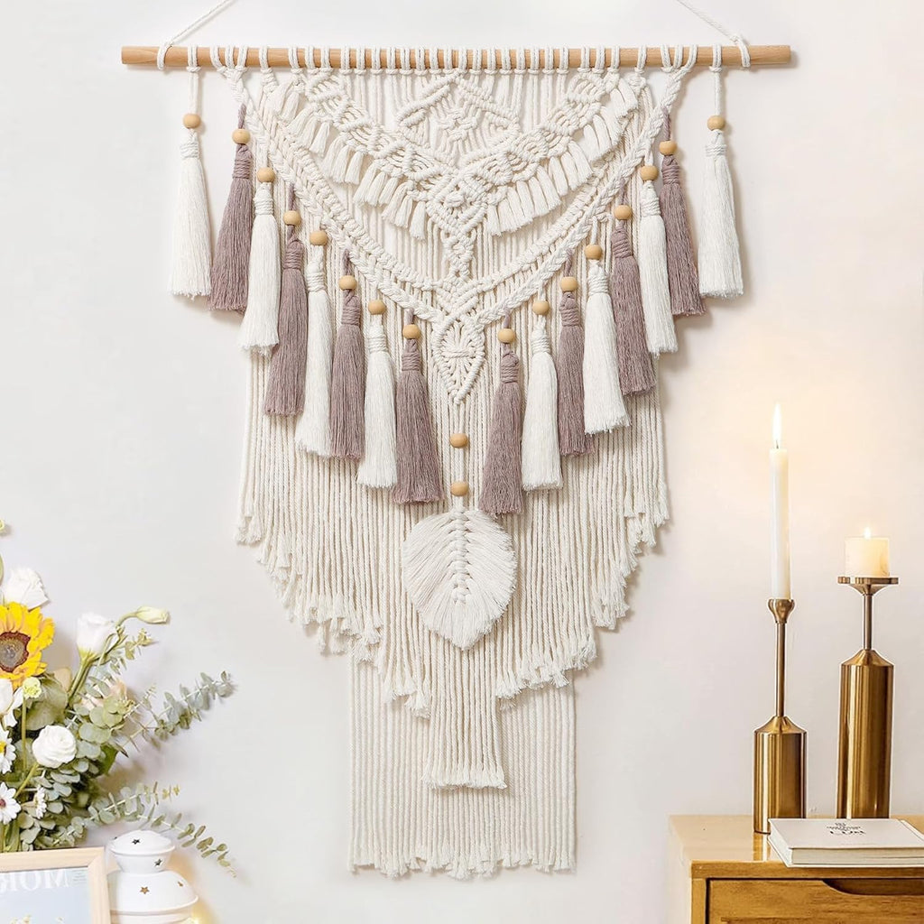 Boho Macrame Woven Wall Hanging Tapestry