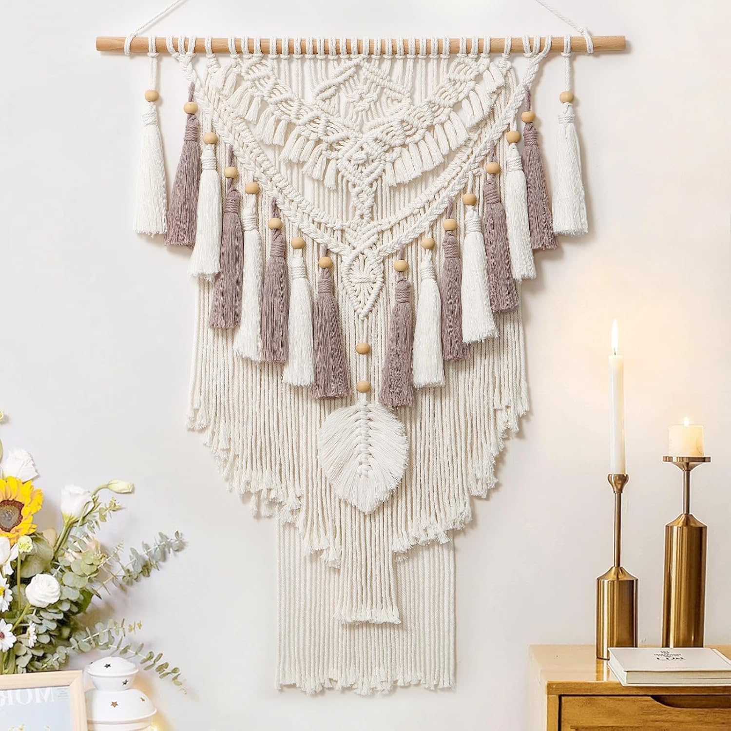 Boho Macrame Woven Wall Hanging Tapestry
