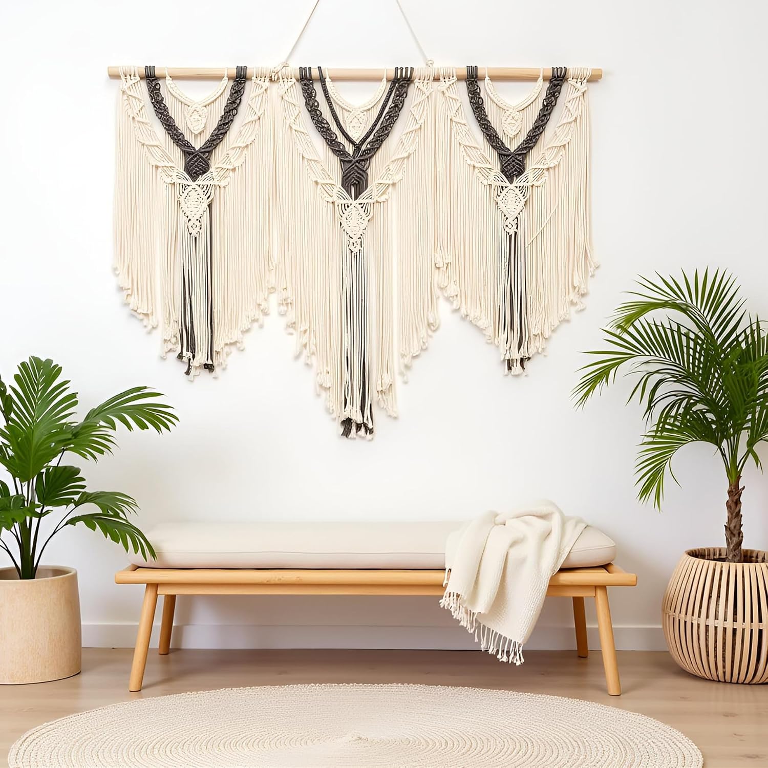 Boho Macrame Woven Wall Hanging Decor