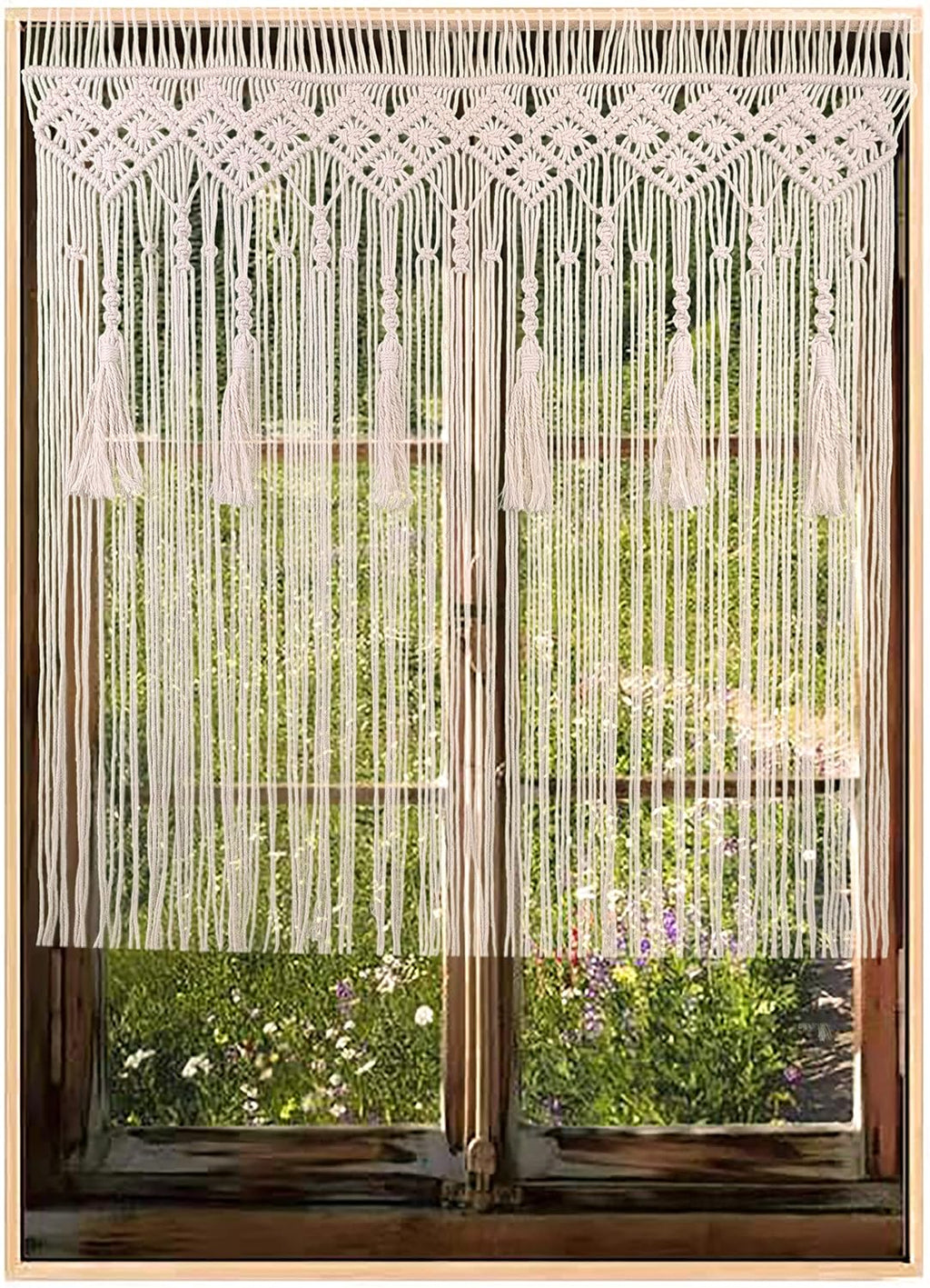 Macrame Tassel Doorway Curtain Wall Hanging
