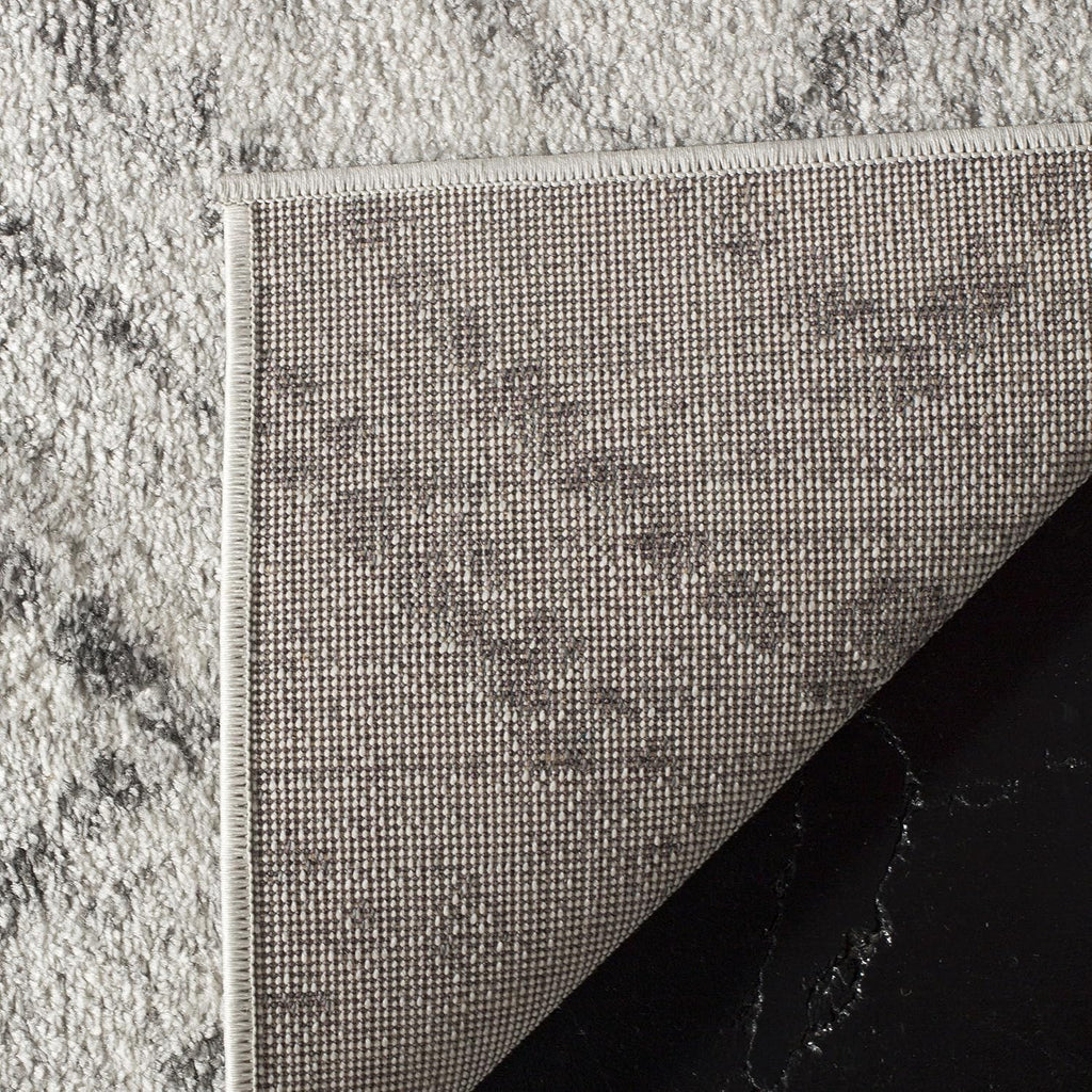 8x10 Grey Geometric Trellis Area Rug
